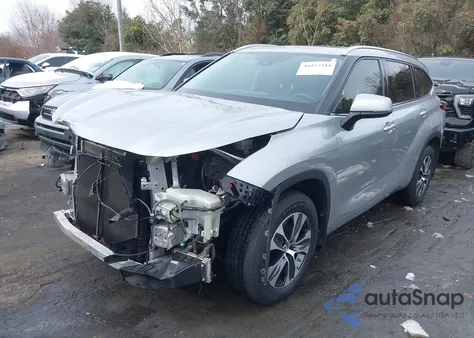 2021 Toyota Highlander Xle из США, поврежденный, VIN 5TDGZRBH2MS079878